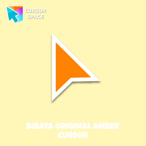 Bibata Original Amber Cursor arrow cursor